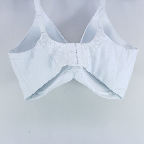 Leading Lady Luxe Side Smoothing Bra Size 44G White Wirefree - Picture 5 of 7
